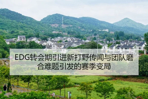 EDG转会期引进新打野传闻与团队磨合难题引发的赛季变局